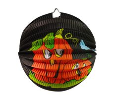 Rappa Lampion černý Halloween dýně 25 cm
