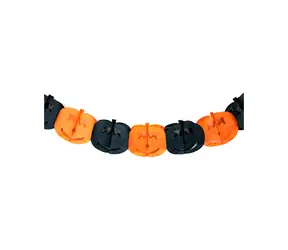 Rappa Girlanda Halloween dýně papírová 4 m