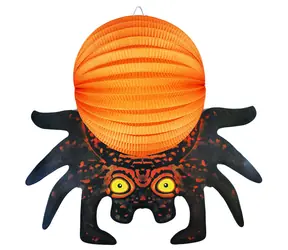 Rappa Lampion Halloween pavouk 3D 25 cm