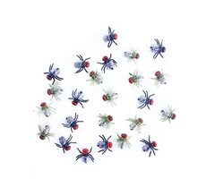 Rappa Dekorace Halloween mouchy v sáčku