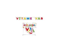 Rappa Girlanda papírová - VÍTÁME VÁS