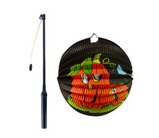 Rappa Lampión Halloween dýně 25 cm se svítící hůlkou 50 cm