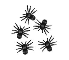 Rappa Dekorace pavouk černý 5 ks