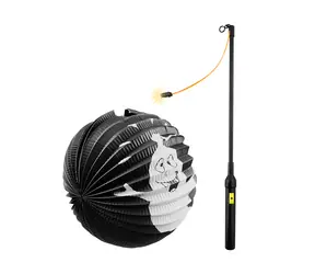 Rappa Lampión Halloween duch 25 cm se svítící hůlkou 40 cm