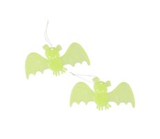 Rappa Dekorace netopýr svítící ve tmě 2 ks