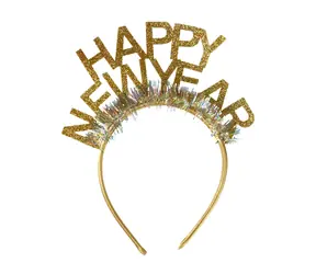 Rappa Čelenka Happy New Year zlatá