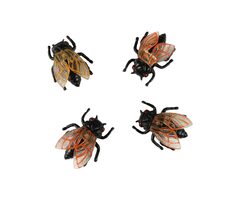 Rappa Dekorace Halloween mouchy 4 ks