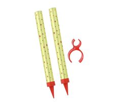 Rappa Fontána párty zlatá s držákem na láhev 35 sek 15 cm 2 ks