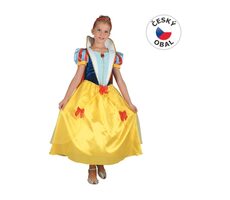 MaDe 00982 - Šaty na karneval - sněhurka,  120- 130 cm