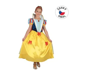 MaDe 00982 - Šaty na karneval - sněhurka,  120- 130 cm