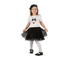 MaDe 01002 - Šaty na karneval - duch, 92-104 cm