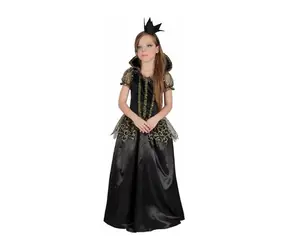 MaDe 09202 - Šaty na karneval - zlá královna, 120 - 130  cm