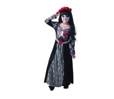MaDe 09337 - Šaty na karneval - smrt, 120 - 130 cm