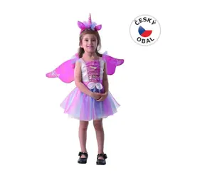 MaDe 09741 - Šaty na karneval -  jednorožec, 80 - 92 cm
