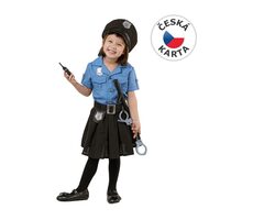 MaDe Šaty na karneval - policistka, 92-104cm