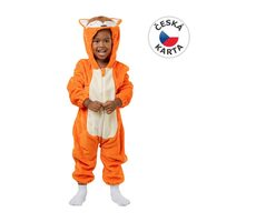 MaDe Šaty na karneval - liška, 92-104cm