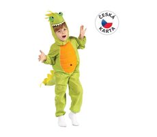 MaDe Šaty na karneval - dinosauus, 92-104cm
