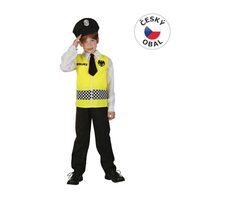 MaDe 75047 - Kostým na karneval Policie, 120-130cm