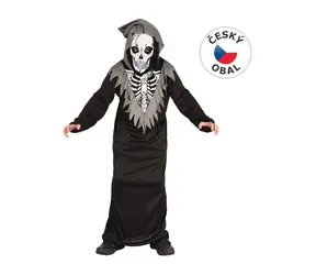 MaDe 91260 - Kostým na karneval Kostlivec, 120-130cm