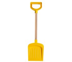 Androni Lopata s dřevěnou násadou a rukojetí žlutá / délka 53 cm / od 12 měsíců