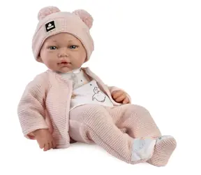 Guca 894 NEW BORN - realistická panenka miminko s měkkým látkovým tělem - 36 cm / od 3 let