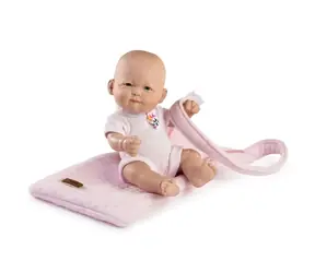 Guca 946 NEW BORN HOLČIČKA - realistická panenka miminko s celovinylovým tělem - 25 cm