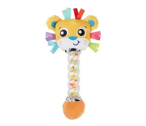 Playgro - Chrastíci lvíček s korálky / od 3 měsíců
