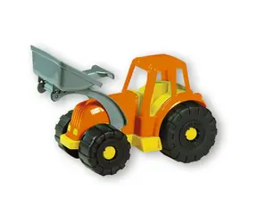 Androni Traktorový nakladač Power Worker oranžová / od 12 měsíců