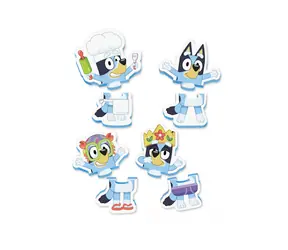 TOOMIES Bluey - Puzzle vodolepky do vany / od 2 roku
