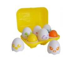 TOOMIES - Zábavná pískací vajíčka / od 6 měsíců