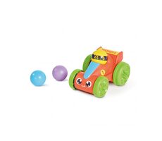 TOOMIES - Závodní autíčko s vystřelovacími míčky červená / od 18 měsíců