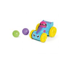 TOOMIES - Závodní autíčko s vystřelovacími míčky modrá / od 18 měsíců
