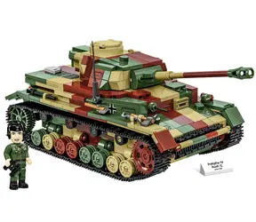 COBI 2592 II WW PzKpfw IV Ausf. G / 1107 kostek / 1 figurka / 1:28 / od 10 let