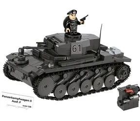 COBI 2597 II WW Panzerkampfwagen II Ausf. F / 813 kostek / 1 figurka / 1:28 / od 9 let