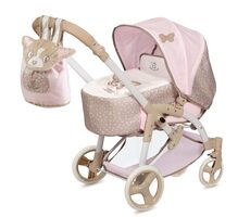 DeCuevas Skládací kočárek pro panenky 3 v 1 s přenosnou taškou DIDI 2021 - 75 cm / od 3 let
