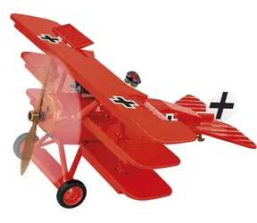 COBI 2996 Great War Fokker Dr. I Red Baron / 206 kostek / 1 figurka / 1:32 / od 8 let