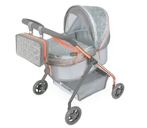 DeCuevas Můj první kočárek pro panenky s taškou CITY X 2024 - 56 cm / od 3 let