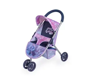 DeCuevas Sportovní kočárek pro panenky tříkolový Magic Bubble 2024 - 55 cm / od 3 let