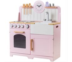 Tidlo Dřevěná kuchyňka Country růžová