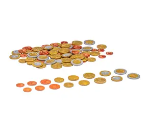 Wissner Hrací mince Eura 80 ks