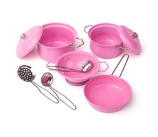 Tidlo Sada nádobí růžová
