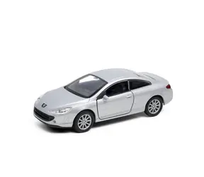 Welly Peugeot Coupé 407 1:34 stříbrná