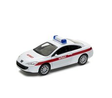 Welly Peugeot Coupe 407 NOTARZT 1:34 bílá