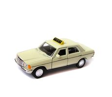 Welly Mercedes Benz E-Class (230E) W123 TAXI 1:34 krémová