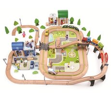 2Kids Toys Vláčkodráha Město a Vesnice 200 dílů