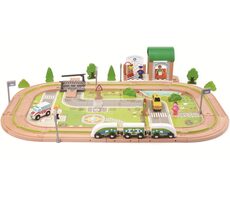 2Kids Toys Vláčkodráha Vesnice 110 dílů