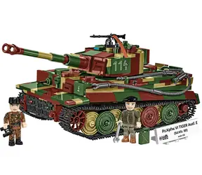 COBI 3124 II WW PzKpfw VI Tiger Ausf E, 2v1 / 862 kostek / 2 figurky / 1:35 / od 10 let