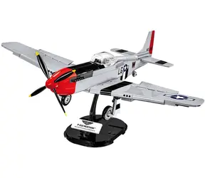 COBI 5846 TOP GUN P-51 D Mustang / 350 kostek / 1 figurka / 1:32 / od 6 let