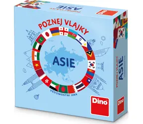 Dino Cestovní hra Poznej vlajky - Asie / od 10 let / délka hry: 20 minut