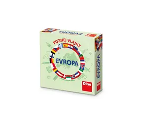 Dino Cestovní hra Poznej vlajky - Evropa / od 10 let / délka hry: 20 minut